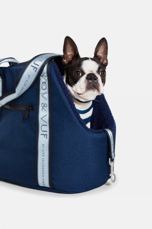 Ilse Jacobsen carryingdog01 Vov-Vuf Damen Dunkelindigo | 7045DSMHE