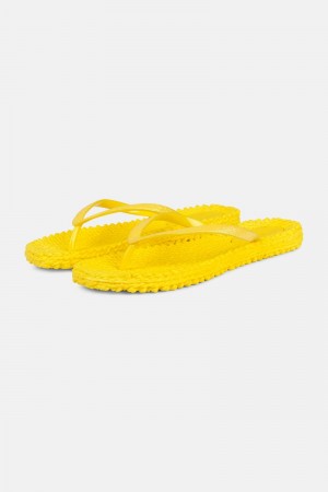 Ilse Jacobsen cheerful01 Flip Flops Damen Gelb | 5208OKXYR