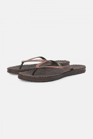 Ilse Jacobsen cheerful01 Flip Flops Damen Prune | 9285GBHFS