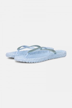 Ilse Jacobsen cheerful01 Flip Flops Damen Blau | 8619VKIYC