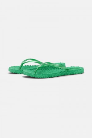 Ilse Jacobsen cheerful02 Flip Flops Damen Grün | 2748TYSUD