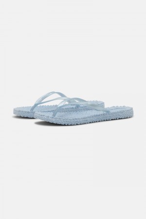 Ilse Jacobsen cheerful02 Flip Flops Damen Blau | 6037BVPGT