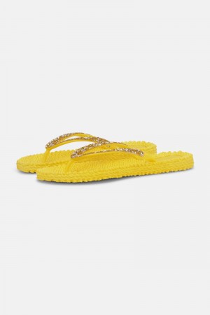 Ilse Jacobsen cheerful03g Flip Flops Damen Gelb | 0314FGLPC