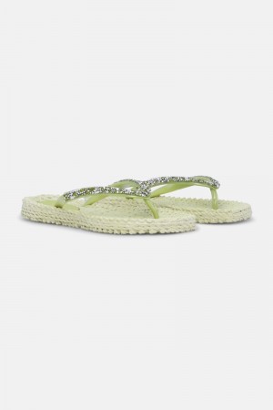 Ilse Jacobsen cheerful03g Flip Flops Damen Moss | 9603QEFIJ