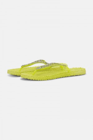 Ilse Jacobsen cheerful03g Flip Flops Damen Lime | 9270MWLGX