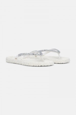 Ilse Jacobsen cheerful03g Flip Flops Damen Creme | 8143EDCLI