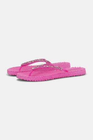 Ilse Jacobsen cheerful03g Flip Flops Damen Rosa | 5806MSDWQ