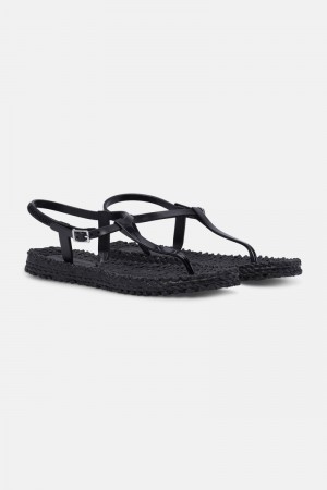 Ilse Jacobsen cheerful11m Flip Flops Damen Schwarz | 8061TRXKE