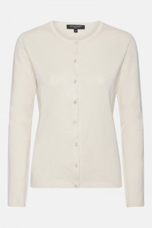 Ilse Jacobsen gwen4023 Cardigans And Pullovers Damen Weiß | 3874LVDUF