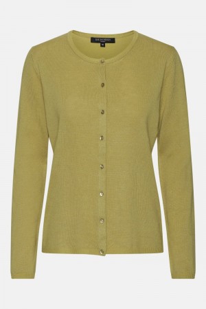 Ilse Jacobsen gwen4023 Cardigans And Pullovers Damen Moss | 5042ZQUML