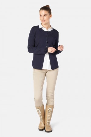 Ilse Jacobsen gwen4023 Cardigans And Pullovers Damen Dunkelindigo | 2987WHOUI