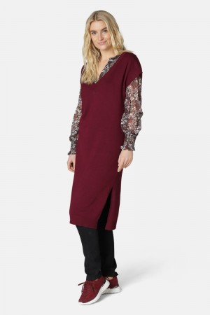 Ilse Jacobsen gwen4030 Cardigans And Pullovers Damen Tawny Port | 4156VYNCI