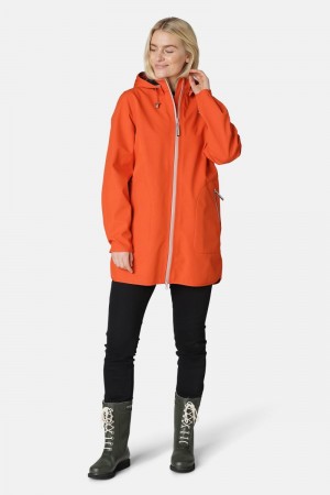 Ilse Jacobsen rain135b Regenjacken Damen Orange | 3149NKPUI