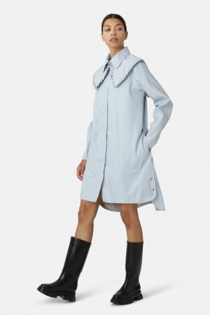 Ilse Jacobsen rain189 Regenjacken Damen Blau | 7251DSWYC