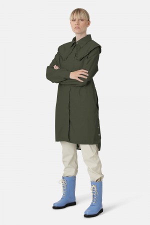 Ilse Jacobsen rain189 Regenjacken Damen Army | 3948PJWRZ