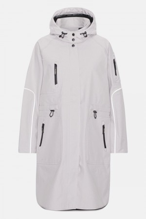 Ilse Jacobsen rain207 Regenjacken Damen Concrete | 7423JRNGK