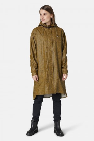 Ilse Jacobsen rain71drop Regenjacken Damen Washed Army | 2418NXDJM