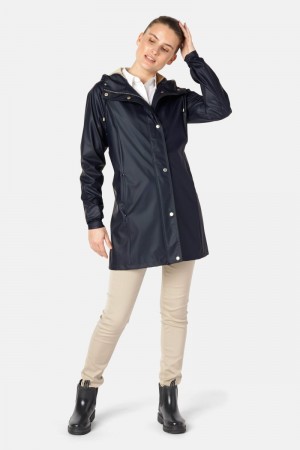 Ilse Jacobsen rain87 Regenjacken Damen Dunkelindigo | 0172PMNYQ