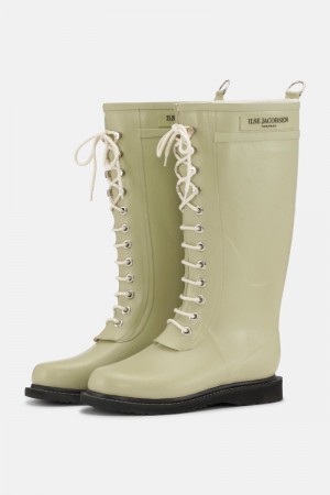 Ilse Jacobsen rub1 Rainboots Long Damen Olivgrün | 8451YOPCV