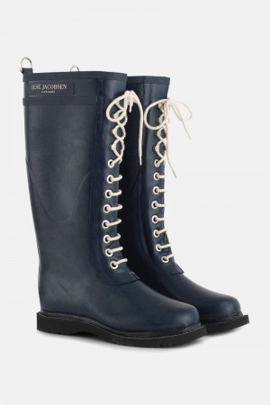 Ilse Jacobsen rub1 Rainboots Long Damen Dunkelindigo | 1048PBMIG