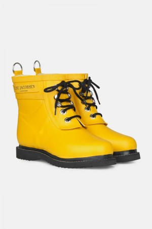 Ilse Jacobsen rub2 Rainboots Short Damen Gelb | 1302YXOVH