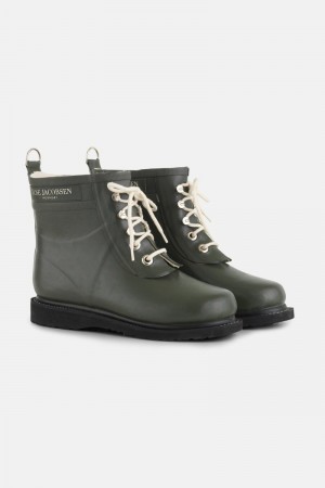 Ilse Jacobsen rub2 Rainboots Short Damen Army | 6917JZYPX