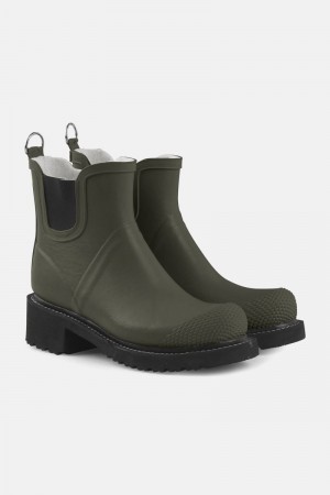 Ilse Jacobsen rub47 Rainboots Short Damen Army | 2768UBOGJ