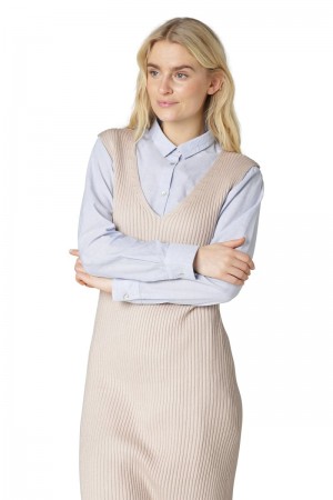 Ilse Jacobsen tereza4035 Cardigans And Pullovers Damen Sand | 1265JWFXS