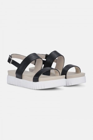 Ilse Jacobsen tulip1065re Sandalen Damen Schwarz | 0132YNEVS