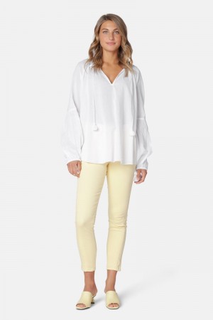 Ilse Jacobsen voile1320 Shirts Damen Weiß | 3640DEKWO