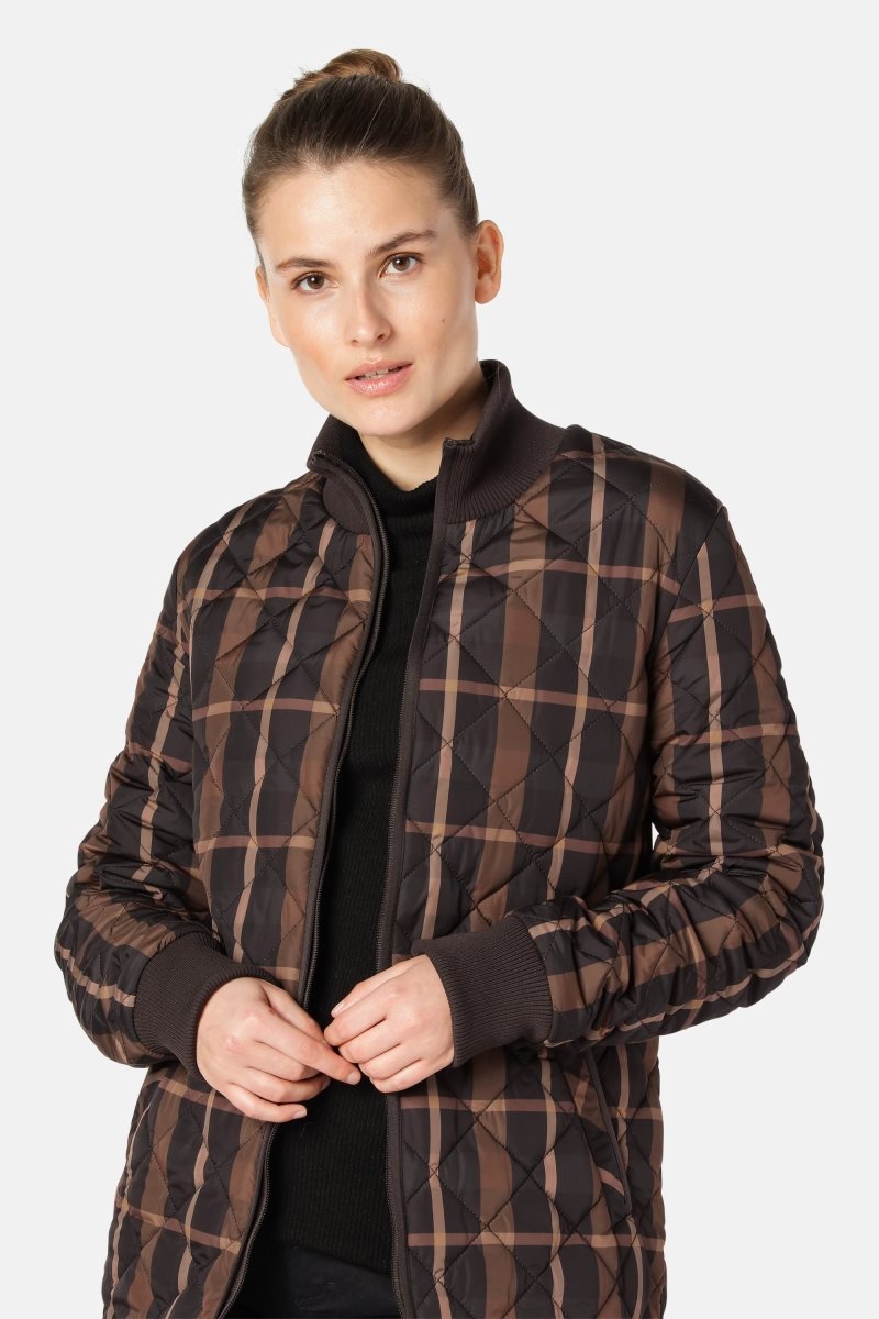 Ilse Jacobsen art06tartan Oberbekleidung Damen Cashew | 5319WSMFN