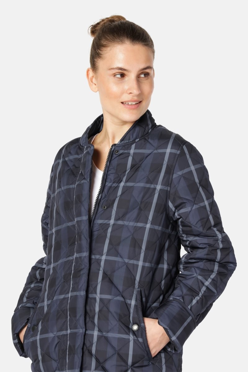 Ilse Jacobsen art18tartan Oberbekleidung Damen Navy | 5386BMUJK