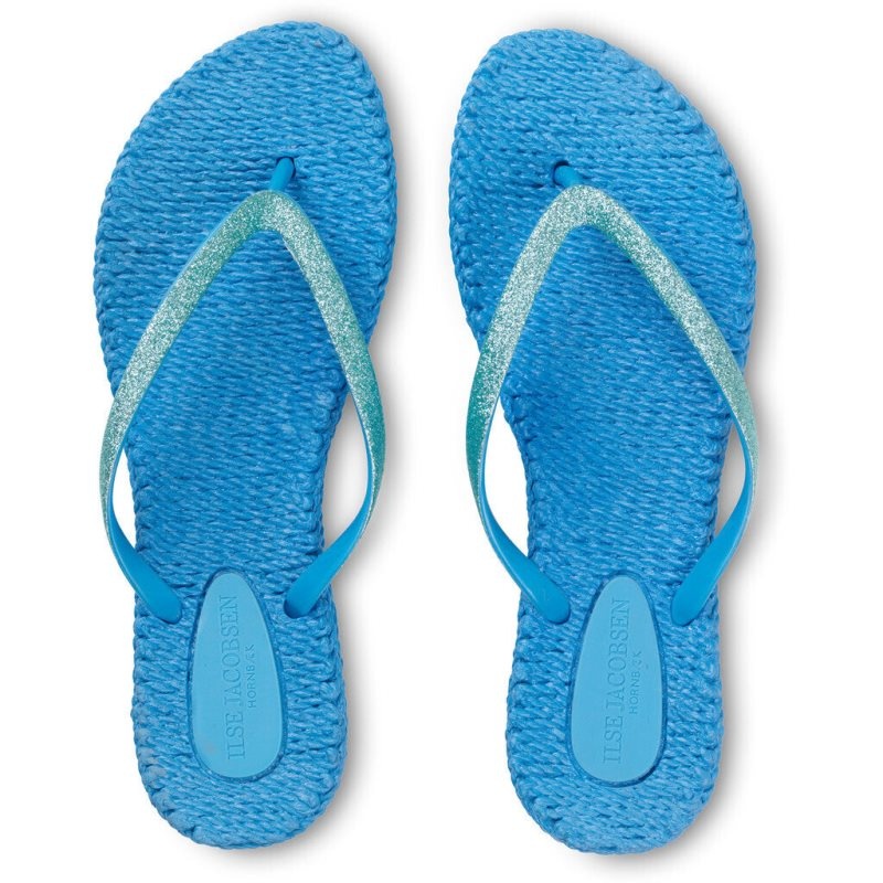 Ilse Jacobsen cheerful01 Flip Flops Damen Blau | 8471FQYVG