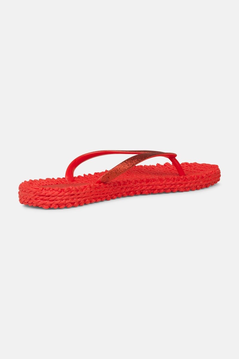 Ilse Jacobsen cheerful01 Flip Flops Damen Tiefesrot | 8497QUNPT