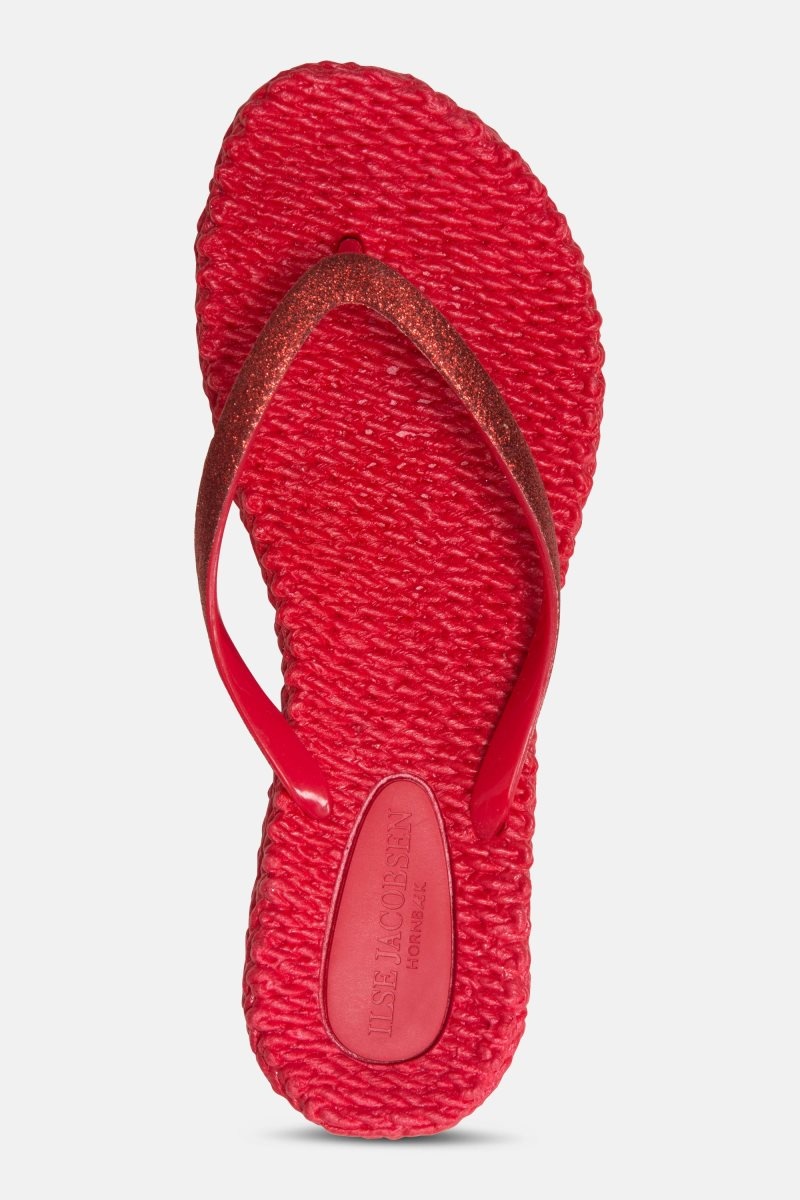 Ilse Jacobsen cheerful01 Flip Flops Damen Tiefesrot | 8497QUNPT