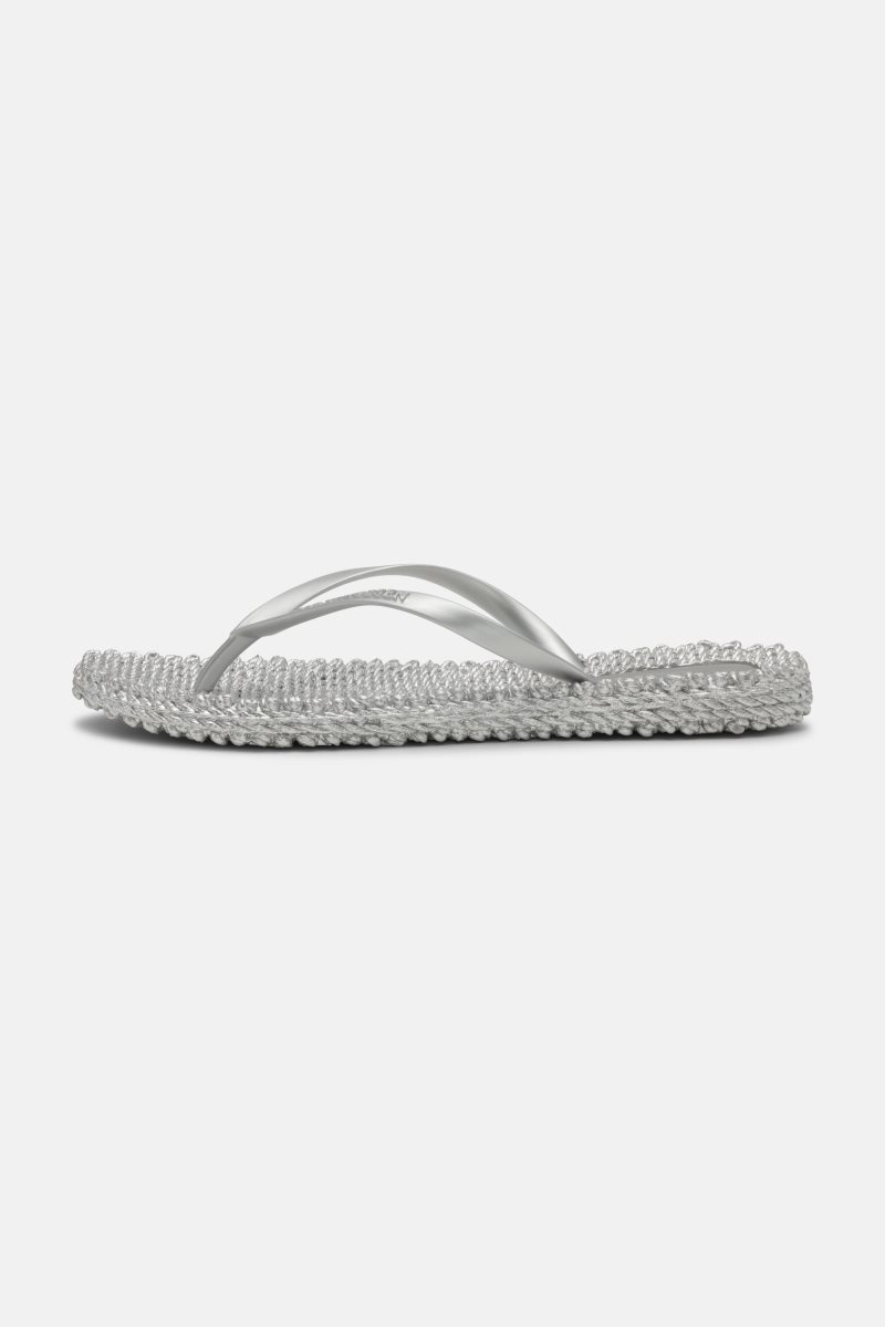 Ilse Jacobsen cheerful02 Flip Flops Damen Silber | 7935ETKVZ