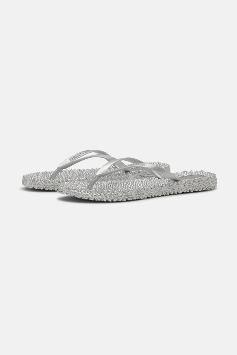 Ilse Jacobsen cheerful02 Flip Flops Damen Silber | 7935ETKVZ