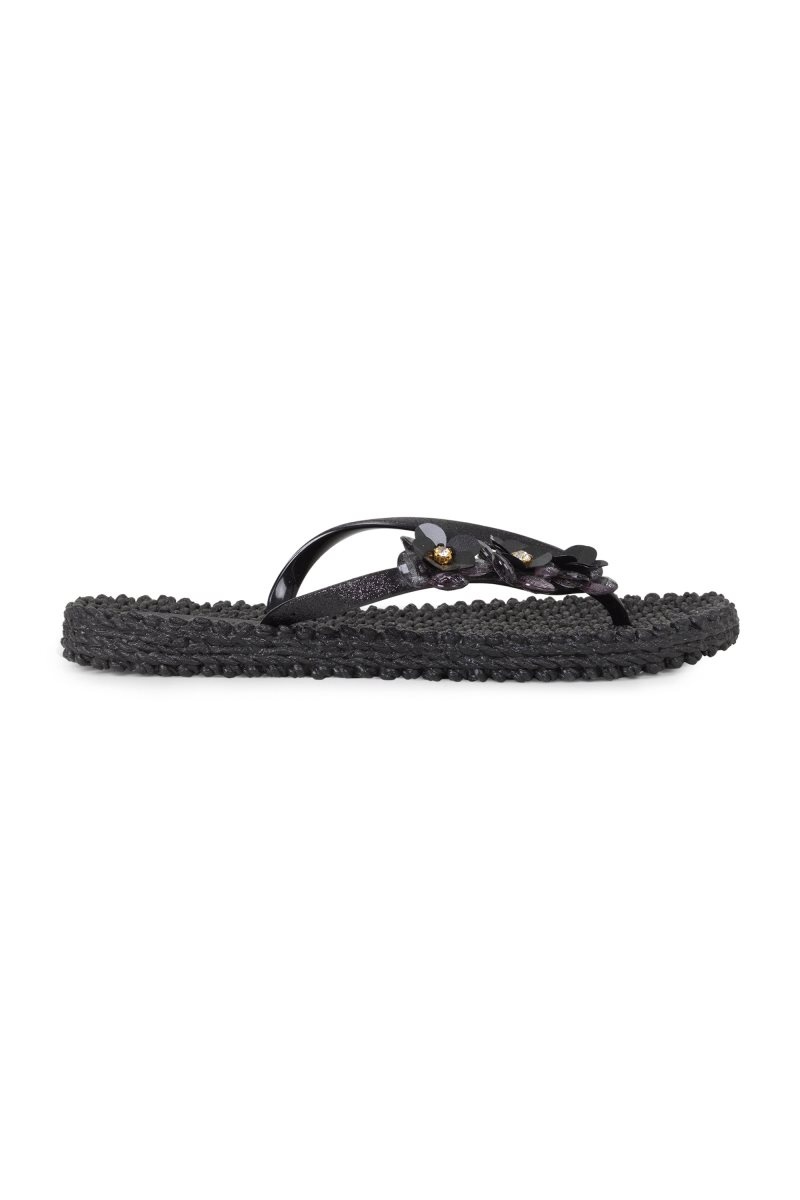 Ilse Jacobsen cheerful02f Flip Flops Damen Schwarz | 7018NIFRG