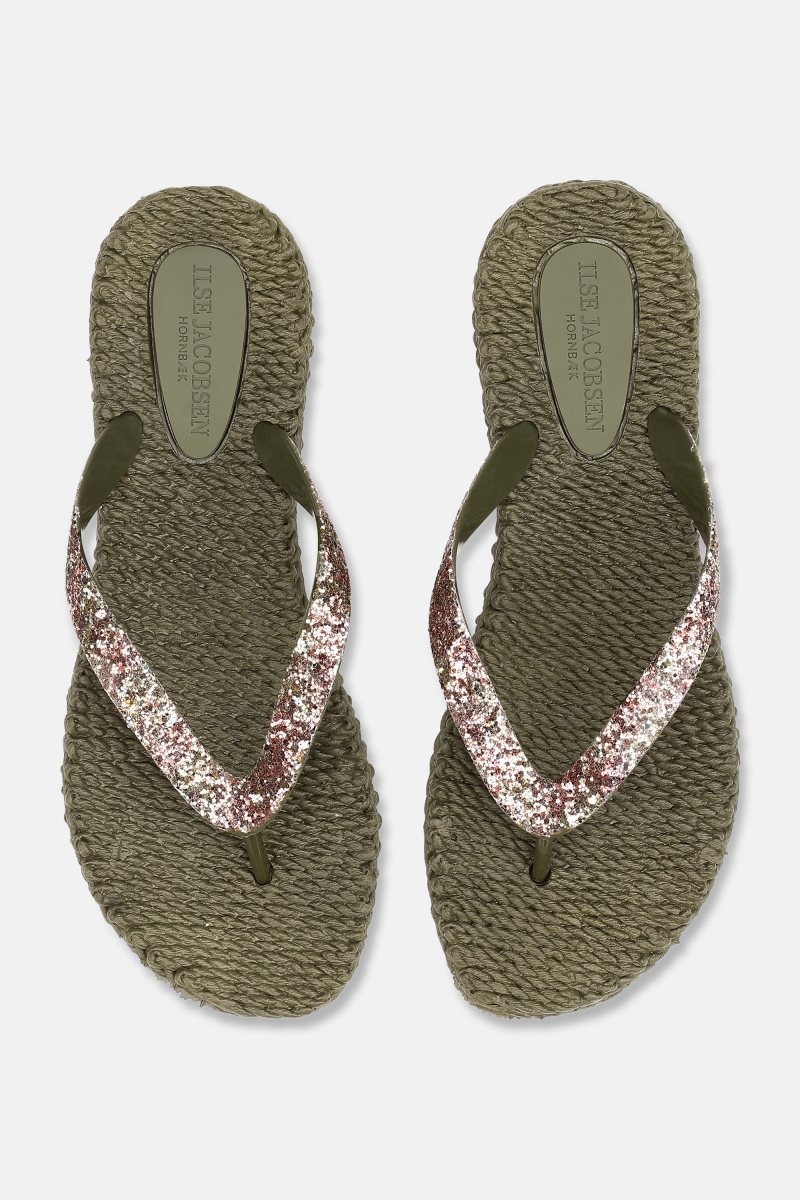 Ilse Jacobsen cheerful12h Flip Flops Damen Army | 1964NKHQY