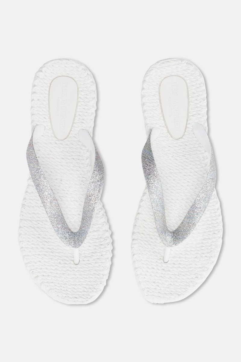 Ilse Jacobsen cheerful12j Flip Flops Damen Weiß | 3705OXQLA