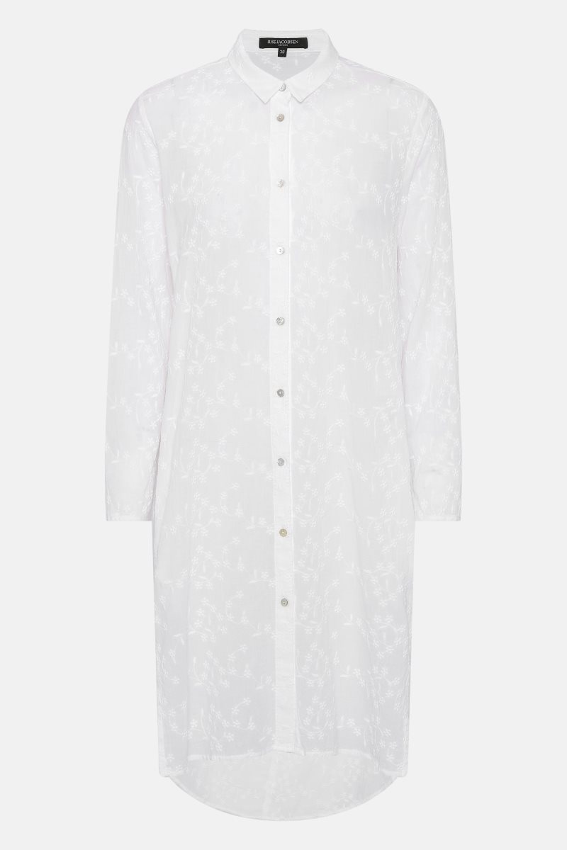 Ilse Jacobsen cot1047fleur Shirts Damen Weiß | 7024QOYSE