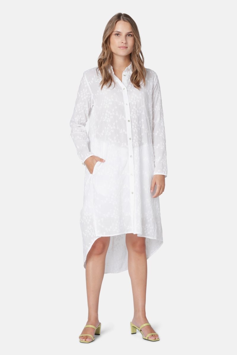 Ilse Jacobsen cot1047fleur Shirts Damen Weiß | 7024QOYSE