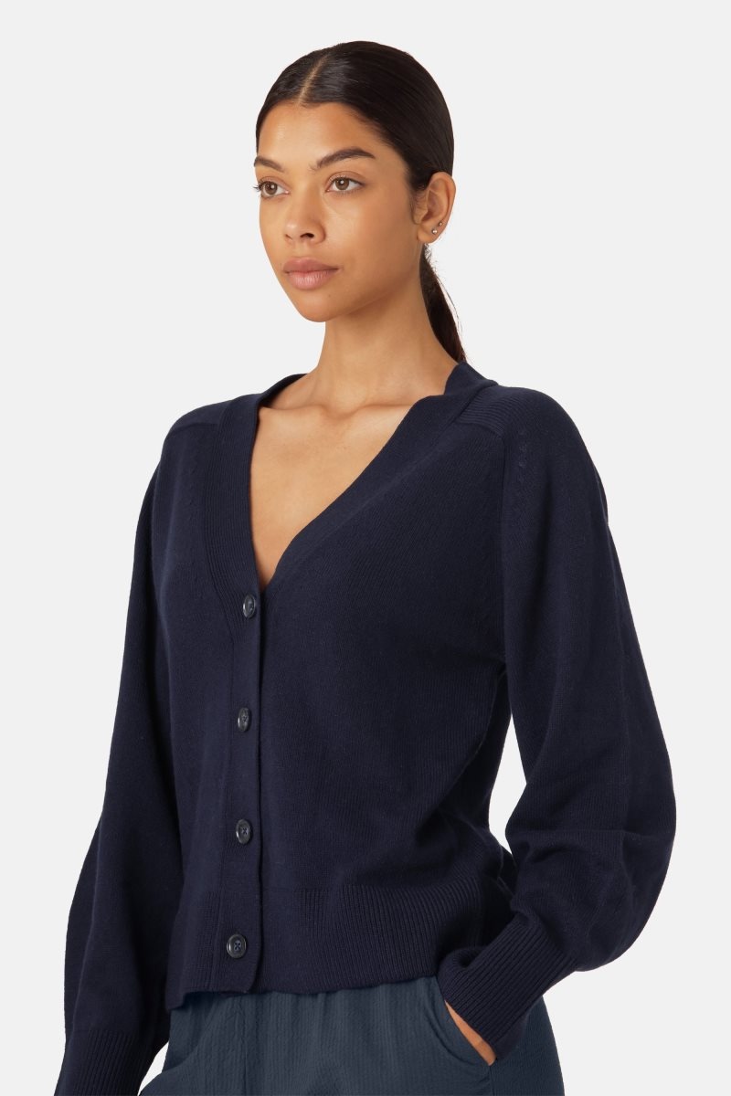 Ilse Jacobsen cowoknit4087 Cardigans And Pullovers Damen Dunkelindigo | 6428NQSDX