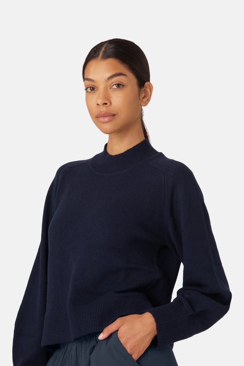 Ilse Jacobsen cowoknit4088 Shirts Damen Dunkelindigo | 0783MVJNG