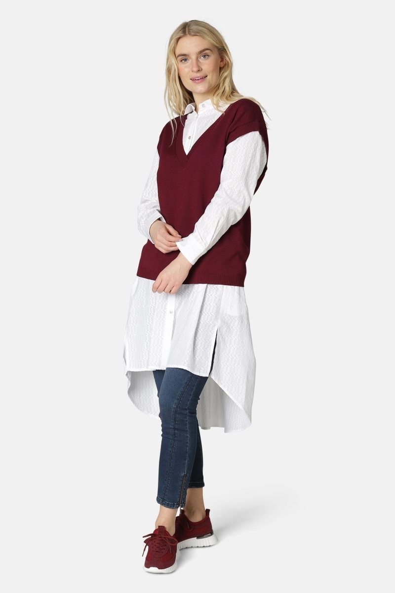 Ilse Jacobsen gwen4025 Cardigans And Pullovers Damen Tawny Port | 3127THKVA