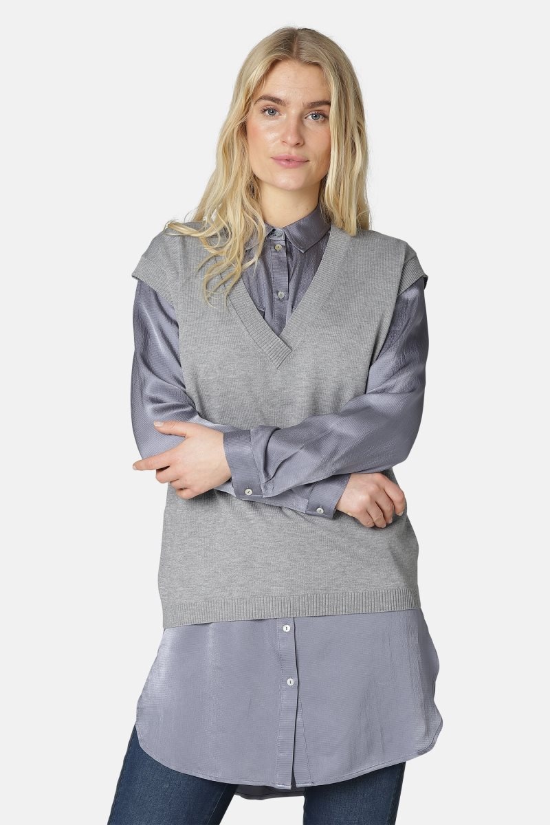 Ilse Jacobsen gwen4025 Cardigans And Pullovers Damen Mineral | 5186ARGDI