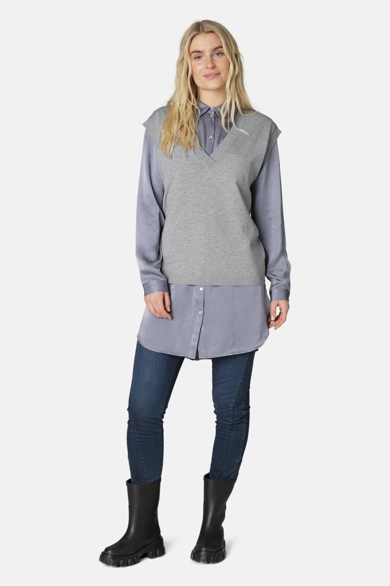 Ilse Jacobsen gwen4025 Cardigans And Pullovers Damen Mineral | 5186ARGDI