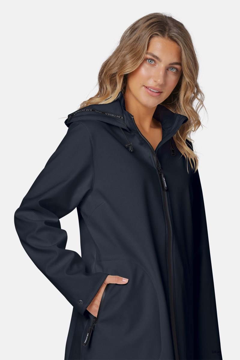 Ilse Jacobsen rain128 Regenjacken Damen Dunkelindigo | 4729LHYBZ