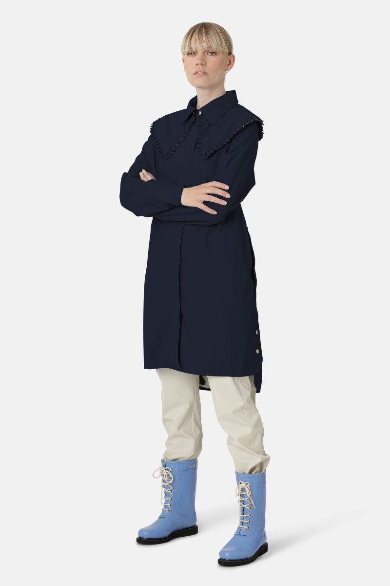 Ilse Jacobsen rain189 Regenjacken Damen Dunkelindigo | 3867VQHCP