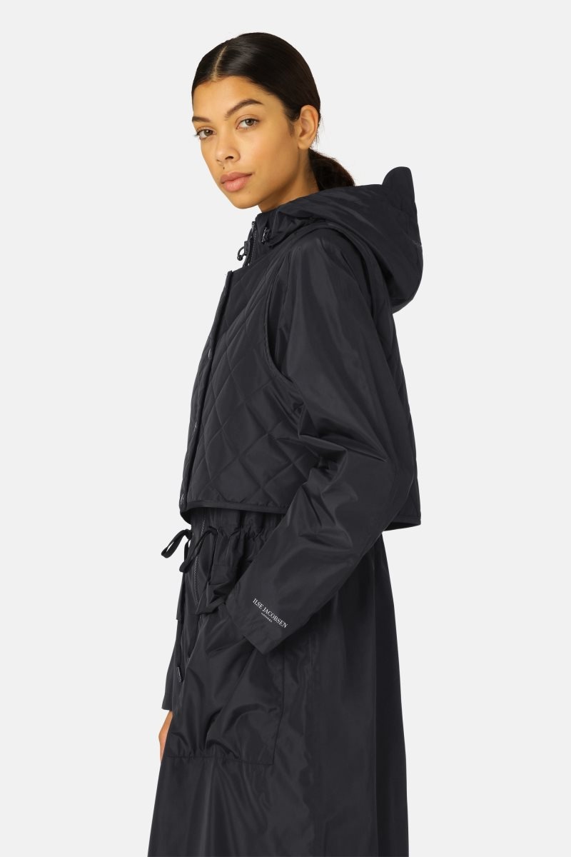 Ilse Jacobsen rain197 Regenjacken Damen Schwarz | 0276SHCQN